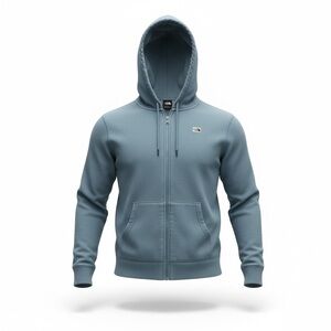 The North Face Heritage Patch Men Size Large Hoodie Zip Up Top Green Activewear